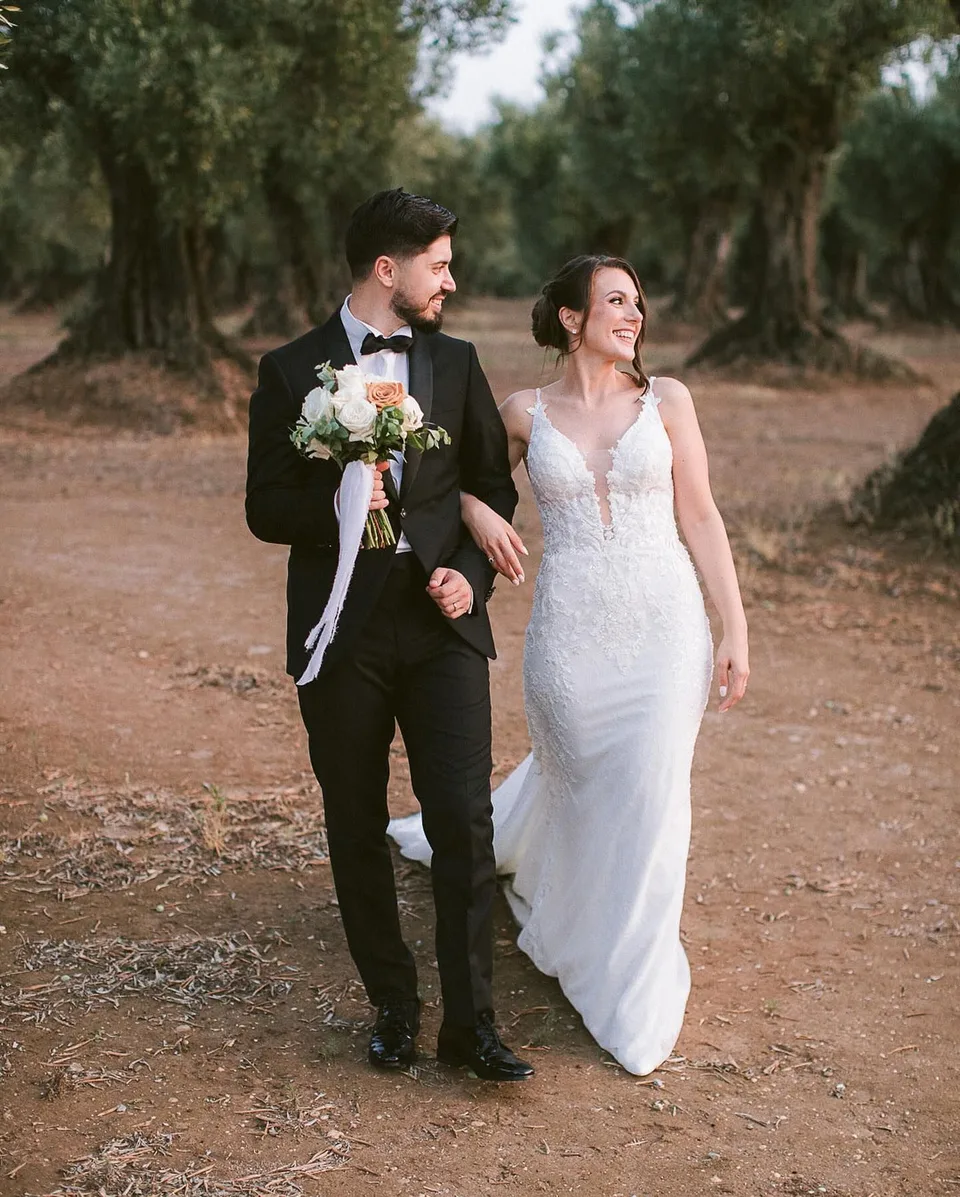 Matrimonio a Tenuta Balzano: Noemi e Andrea, fra gli ulivi e i fuochi — 2024 · Tenuta Balzano, Maida (Catanzaro) · foto 1