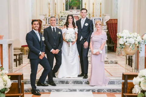 Chiesa Matrice di San Pancrazio, Lamezia Terme · Tenuta Balzano, Maida (Catanzaro) — la festa — Danila e Antonio · foto 20