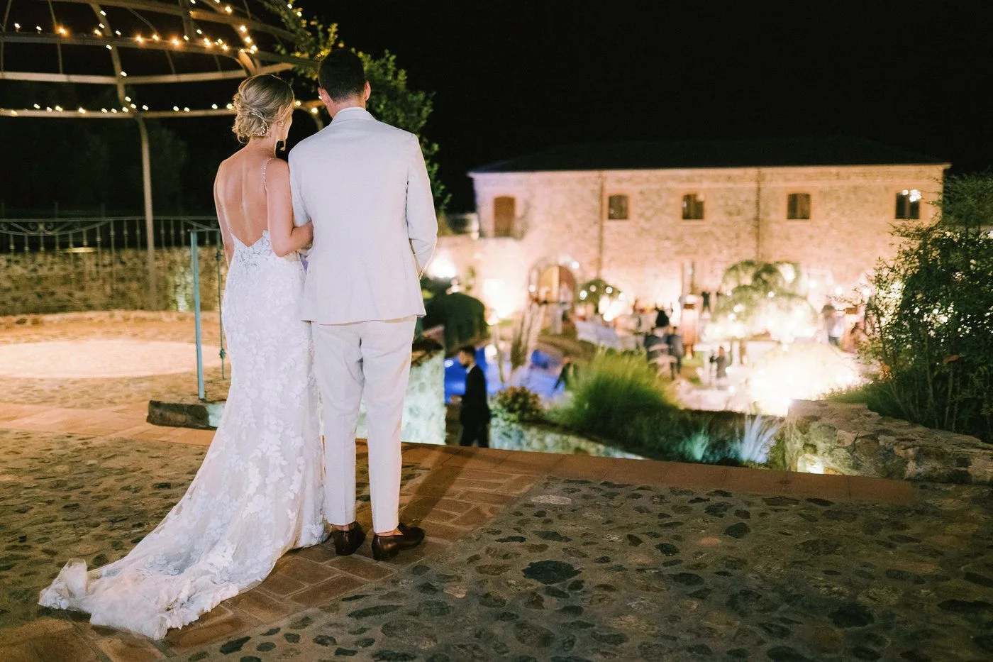 Una veduta serale di Tenuta delle Grazie in Acconia di Curinga in una foto del fotografo matrimonialista Gisko · foto 2